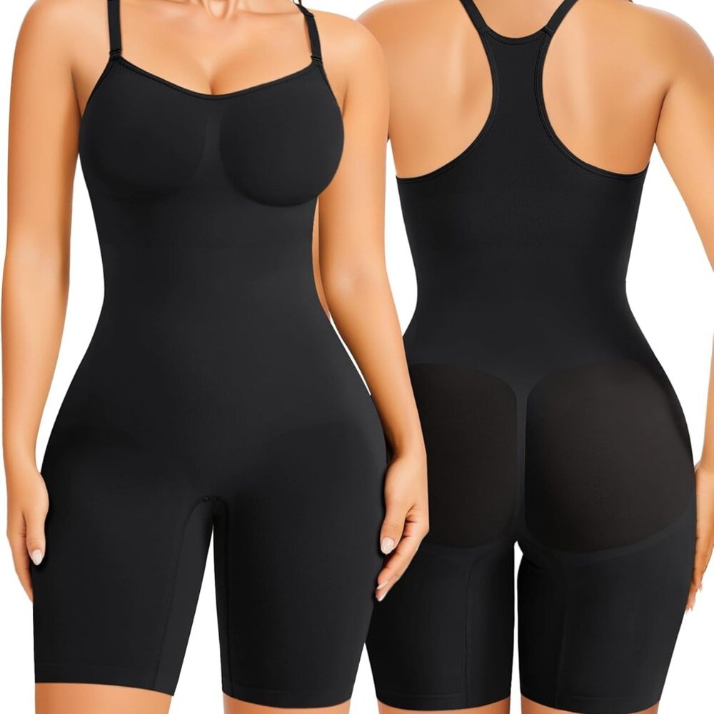 Shapewear Bodysuit For Women Tummy Control Body Suits Racerback Full Body Shaper